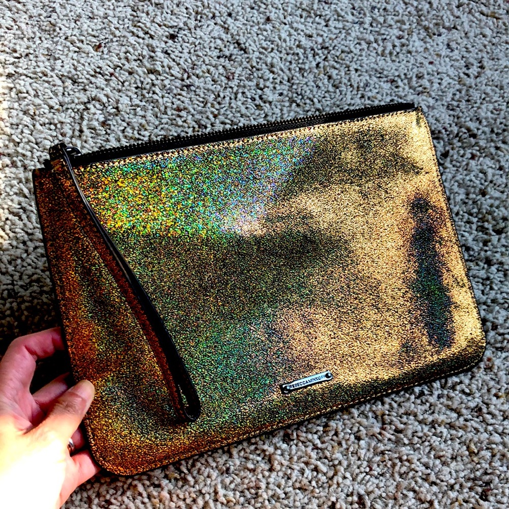 Excellent condition: Rebecca minkoff glittering envelop clutch bag